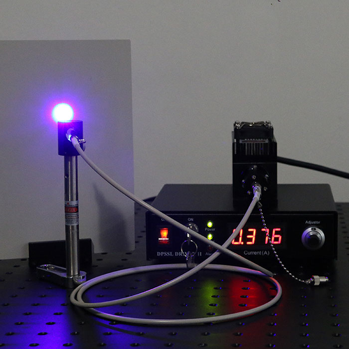 Fiber coupled laser at 450nm 2000mW Research Lab Laser Source